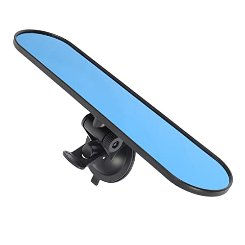 ROMISBABA 転可能 大型車内鏡 高精細広角リアビューミラー 車内用調整自在 多車種対応 補助ミラー