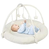 Beright Baby Gym, Baby Play Gym with Movable and Detachable Hoops, Baby Activity Center with Hanging