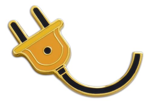 Image of Novel Merk Lightning Bolt - Electrician Lapel Pin, Hat Pin & Tie Tack Set - with Clutch Back