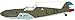 Airfix Quickbuild Messerschmitt Bf109E-4 / E-1 1:48 Military Aviation Plastic Model Kit A05120B, Multicolor