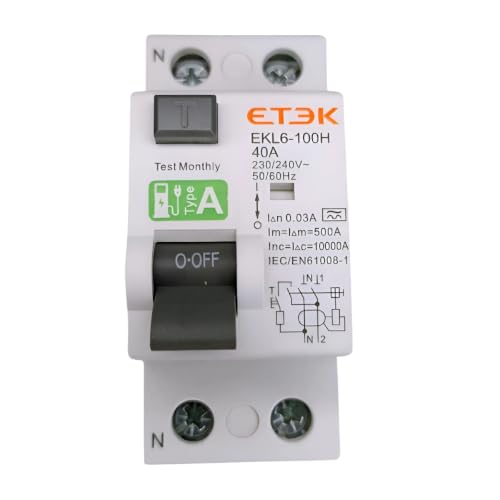 IDR TIPOA 40A PARA PROTEÇÃO DE WALLBOX CARREGADOR VEICULAR