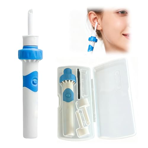 Jetstream Nettoyant Oreille, Cure Oreille, Aspirateur Cerumen Oreille, Puissance D'Aspiration élevée Aspirateur D'oreille électrique En Silicone, Lavable et...