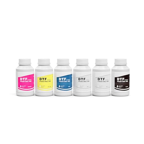 Encre DTF Procolored 500 ML x 6 CMYKWW blancheur intense sans fissure