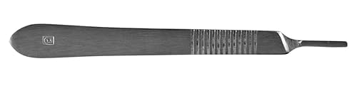 Miniatura 2 de SE HN3 Mango de bisturí de acero inoxidable para médicos laboratorios y pasatiempos