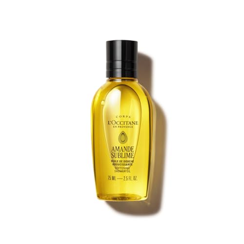 L'OCCITANE - Almond (Amande Sublime) Shower Oil - 75 ml - Soothing and firming - Made in France