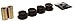 Whiteline W63155 Rear Trailing Arm Bushing, Black