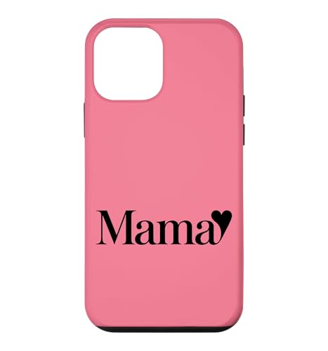 Mama Elegant Typography Minimalist Heart for Mothers - �s���N �X�}�z�P�[�X iPhone 12 mini �p
