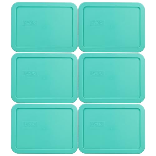 Pyrex 7210-PC 3-Cup Light Green Replacement Lid (6-Pack) - Made in USA