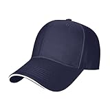 Yaogdiwjlde Hat Adult Unisex Adjustable Baseball Cap for Men Women Navy Blue
