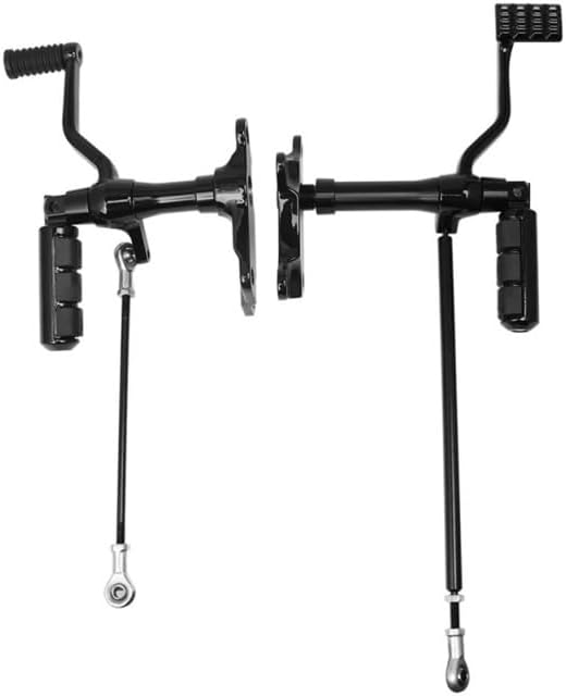 Motorcycle Black Forward Controls Complete Kit Pegs& Levers& Linkages Fit For Sportster XL 883 1200 1991-2003 2002 2001 2000(Chrome)