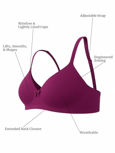 Image of Saforia Cuddlecot Cotton Padded T-Shirt Bra for Women | Wire-Free Full Coverage Bra | Breathable Soft Cotton Everyday Bra | Seamless Comfort Innerwear