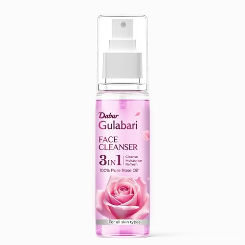Image of Dabur Gulabari Rose Glow Face Cleanser, Pack of 1,100 Ml