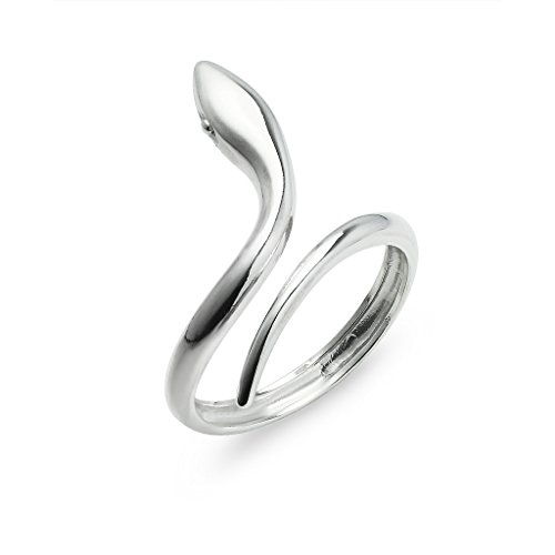 Silverline Jewelry 925 Sterling Silver Toe Ring, Snake Wrap Adjustable Open Toe Ring