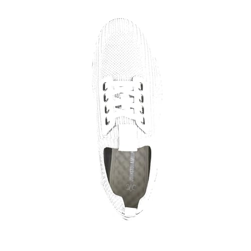 Johnston & Murphy Women's Escape Knit Lace-Up, White Knit, 10 M by Johnston & Murphy - Used condition - Image 4