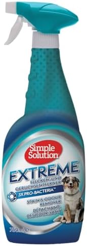 Simple Solution Eliminador de olores y Manchas para Perros, 750 m...
