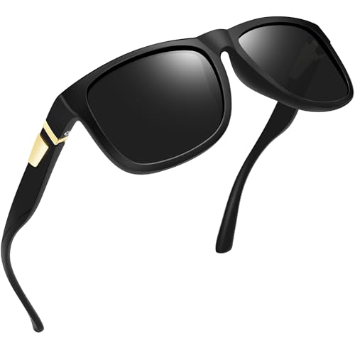 Image of Joopin Polarized Sunglasses Men Women UV400 Protection, Big Chunky Square Sun Glasses, Designer Shades Retro Sunnies Driving