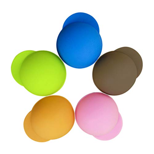 Tampa de silicone divertida Cabilock 10 peças para tampa de refrigerante, tampa de proteção contra p