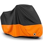Favoto-Motorcycle-Cover-Waterproof-Outdoor-All-Season-Sun-Protection-Universal-Fit-Oxford-Cloth-with-Lock-Holes-Rain-Snow-Dust-Proof-Fits-up-to-866-Motorbikes-Vehicle-Cover