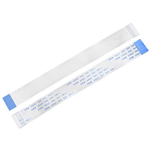 uxcell Flexible Flat Cable, 30 Pins 0.5mm Pitch 150mm FPC FFC Flexible Ribbon Cable for LCD TV DVD Player Laptop 10Pcs (B Type)