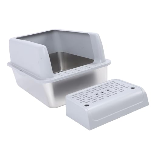Arenero para gato Zerodis XL grande cerrado con patas miniatura 3