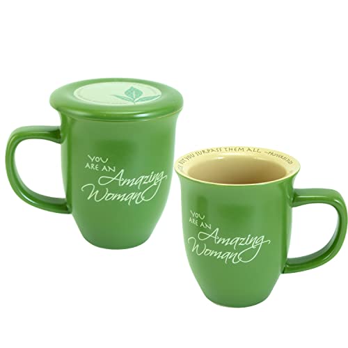 Mug en céramique verte isolant avec soucoupe de protection