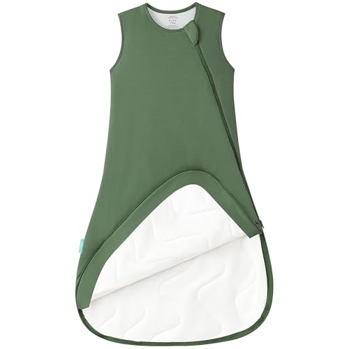 PurComfy Extra-Long Toddler Sleep Sack, Premium Bamboo Viscose Warm Sleeping Bag Supersoft 1.0 TOG Wearable Blanket 3T-4T-5T 1.0 Tog Forest