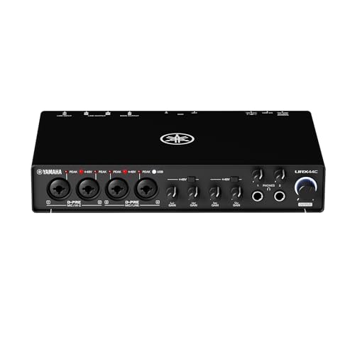 ヤマハ YAMAHA USB3.1 オーディオインターフェース 32bit/192kHz 6イン/4アウト 音楽制作 レコーディング 配信 ループバック機能 URX44C