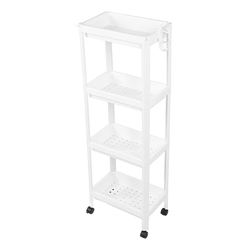 Chariot utilitaire roulant à étagères d'angle étroites pour optimiser le stockage - 6