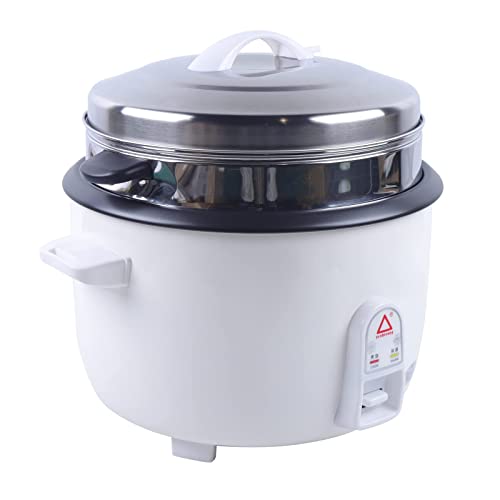 oUyOo Cuiseur À Riz Commercial Cuiseur Vapeur 13L Multi Cuiseur Cuiseur À Riz Électrique Antiadhésif Réchauffeur De Riz avec Cuiseur Vapeur 220 V