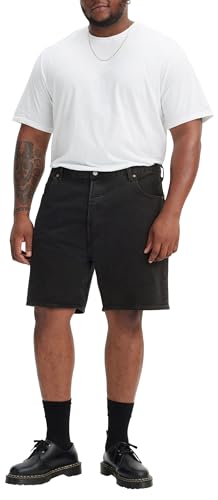 Levi's 501 - Pantalones Cortos Originales B&T, Black Accord Short, 46