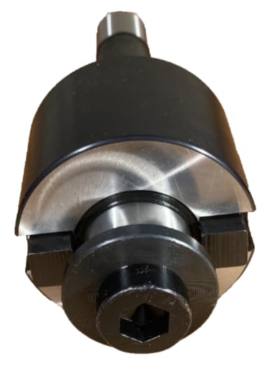 R8 Shank Shell Face Mill Arbor Adapter, 1.25 Inch Pilot, 2 Inch Body Length, Precision Holder for Bridgeport Milling Machines