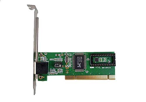 Atevon PCI Ethernet LAN Card for Desktop – 10/100 Mbps High-Speed Internal Network Adapter – Compatible with Windows PCs – Plug & Play PCI Interface