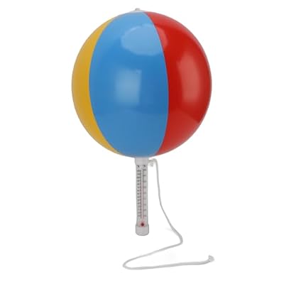 Floating Pool Thermometer with Balloon Shape for Easy Reading, for Swimming Pool, Spa, Hot Tub, and Fish Pond