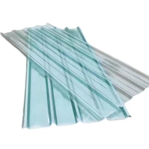 Panneaux de serre en fibre de verre anti-UV toiture ondulée durable pour véranda lumineuse