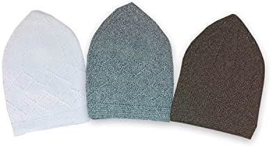 Eid Islamic Knitted Kufi Hats for Men 