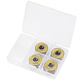 sourcing map 608-2RS Billes Roulements ABEC-7 Jaune pour Planche à R En Ligne Rouleau Pat...