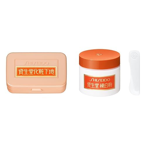 Amazon.co.jp: 資生堂 【セット】舞台用 化粧下地40g&練白粉100g