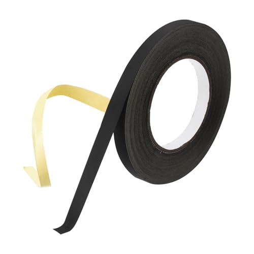 Image of MECCANIXITY Insulating Acetate Roll Cloth Adhesive Tape, 0.5in x 98ft Black Electrical Heat Resistant Fabric Tape for Laptop Electric Automotive Guitar Repair Wire Harness
