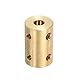 PATIKIL Wellenkupplung Anschluss L22xD14 5mm bis 8mm Bohrung Starre Kupplung Motor Welle Gelenk Anschluss mit Schraubendreher für 3D Drucker Schrittmotor CNC Maschine Gold