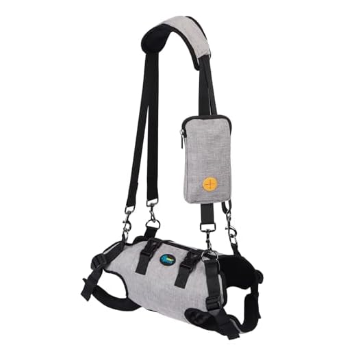 Ownpets Dog Sling Harness, Outdoor Sling Bag for Spine Protection, Whole Body Support, Support Vest to Assist Aged Dogs, Outdoor, S