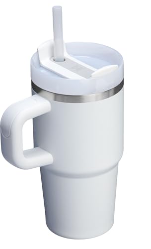 Image of STANLEY Quencher H2.0 Tumbler with Handle and Straw 20 oz | Flowstate 3-Position Lid | Cup Holder Compatible for Travel | Insulated Stainless Steel Cup | BPA-Free | Frost