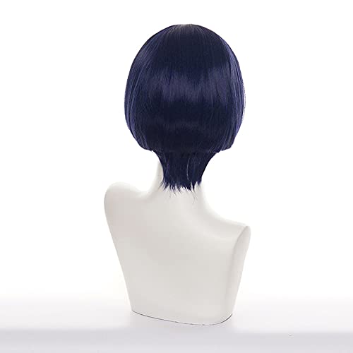 OSIAS Scaramouche Genshin Impact Cosplay Wig for Man and Boys, Scaramouche Wig, 15 cm - Image 4