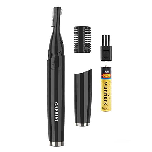 Electric Eyebrow Trimmer for Men Women, Painless Eyebrow Razor with Comb Battery, Dual-Blade Facial...