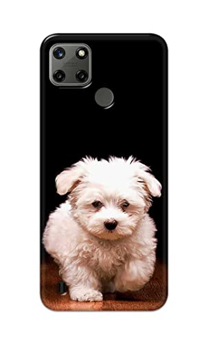 Image of PRINTFIDAA� Printed Hard Back Cover Case for Realme C21Y | Realme C25Y Back Cover (Puppy Dog) -2808