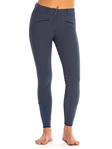 Goode Rider Womens Full Seat Slate Blue Miracle Breech Size 36L