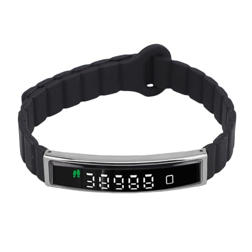 Dpofirs Smart Bracelet Fitness Tracker, con Cinturino Magnetico, Bluetooth 5.3, Telecamera Remota, Monitor del Sonno, Contatore a Gradini, Braccialetto per l'attività a Prova di Acqua (BLACK)