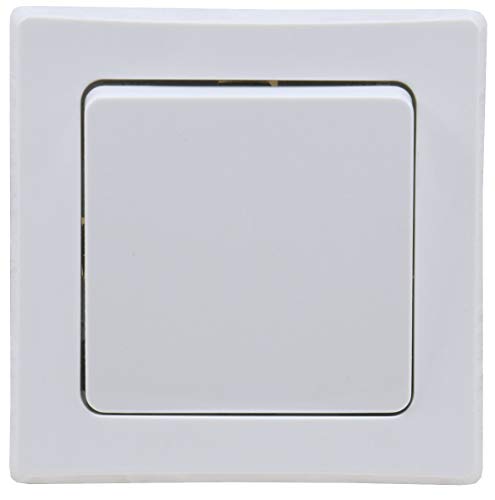 DELPHI Wechsel-Schalter Lichtschalter 230V Unterputz Klemmanschluss Weiß