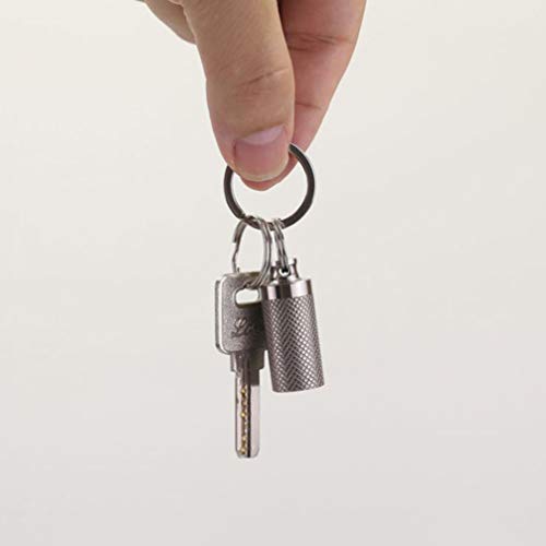 WINOMO — Estojo de comprimidos portátil à prova d'água com 2 peças, porta-comprimidos de metal para
