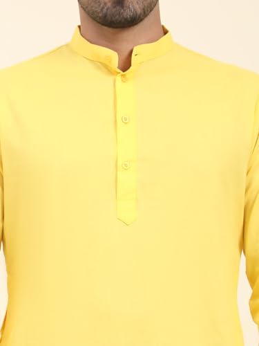 Image of SKAVIJ Mens Cotton Casual Wear Everyday Use Modern Kurta