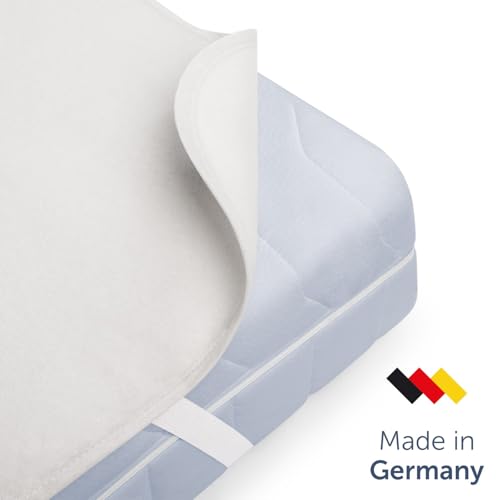 Blumtal® Premium Molton Matratzenschoner 90 x 200 cm aus 100% Baumwolle im 2er Set - Oeko-Tex zertifizierte Matratzenauflage 90x200 cm - atmungsaktiver Matratzenschutz - Matratzenunterlage 90x200 cm